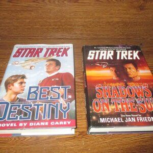 Star Trek: Best Destiny / Shadows on the Sun First Edition Hardcover Books